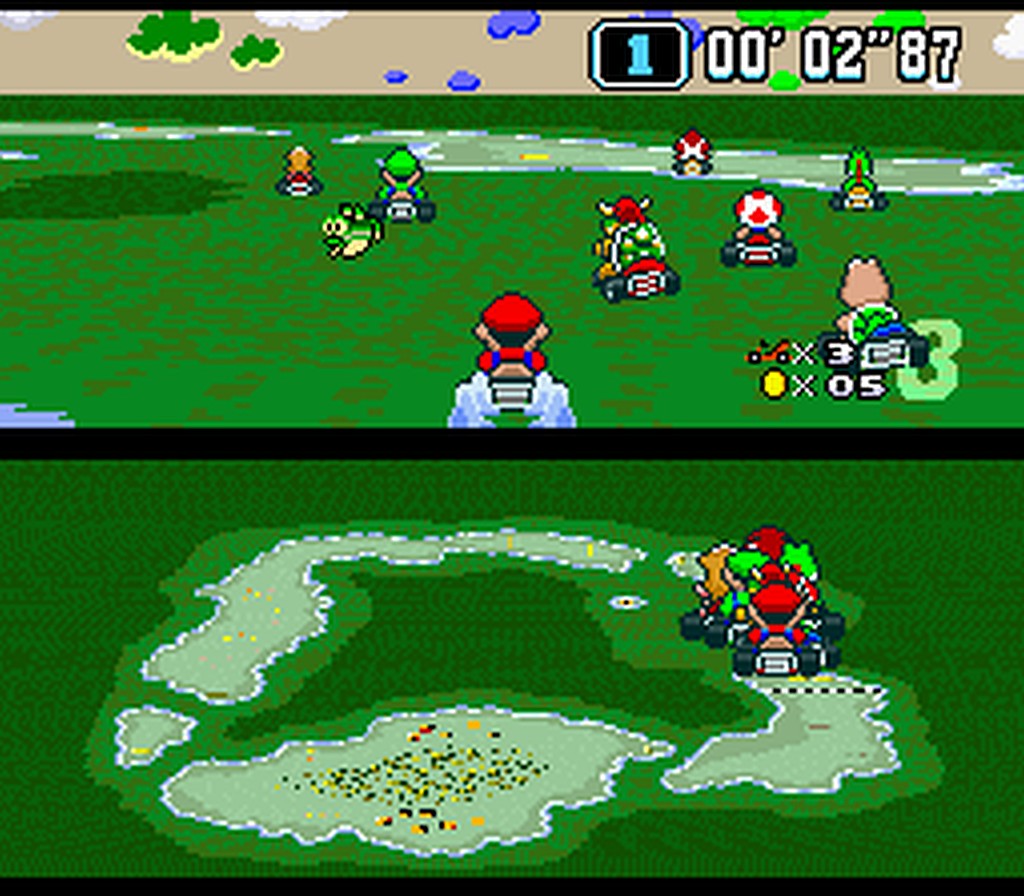 N2-NIVELUL2-Super-Mario-Kart-Review-SNES-Classic-Mini-Super-Nintendo-Vlad-Costea